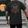 I Have Two Titles Dad And Grandad I Rock Them Both Grandad Men's Back Print T-Shirt