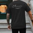 Vintage Classic 1957 Birthday For Dad Husband T-Shirt Men's Back Print T-Shirt Vintage Classic 1957 Birthday For Dad Husband T-Shirt Men's Back Print T-Shirt