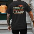 Vintage Cooking Dad The Man The Myth The Legend Chef Men's Back Print T-Shirt