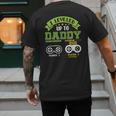 Vintage Leveling Up To Daddy 2026 Soon To Be Dad 2026 Men's Back Print T-Shirt