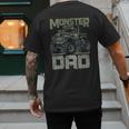 Vintage Monster Truck Lover DAD Family Matching Birthday Men's Back Print T-Shirt