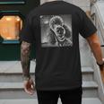 Vintage Poodle Selfie With UFO Alien Photobooth Dog Mom Dad Men's Back Print T-Shirt Vintage Poodle Selfie With UFO Alien Photobooth Dog Mom Dad Men's Back Print T-Shirt