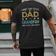Vintage I Have Two Titles Dad And Grandpaw Dog Lover Men's Back Print T-Shirt Vintage I Have Two Titles Dad And Grandpaw Dog Lover Men's Back Print T-Shirt
