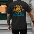 Water Polo Dad Father's Day Sports Fan Player Coach Daddy Men's Back Print T-Shirt