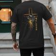 Welder Christian Cross Weld Welding Dad Jesus Lover Men's Back Print T-Shirt