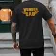 Wonder Dad Men's Back Print T-Shirt