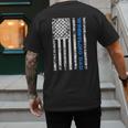 Wrestling Dad Men's Back Print T-Shirt
