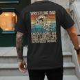 Wrestling Dad Wrestler Wrestling Wrestle Father's Day Men's Back Print T-Shirt Wrestling Dad Wrestler Wrestling Wrestle Father's Day Men's Back Print T-Shirt