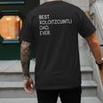 Xolos Xoloitzcuintle Best Xoloitzcuintli Dad Ever Xolo Dog Men's Back Print T-Shirt