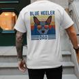 Australian Cattle Dog Blue Heeler Dad Men's Back Print T-Shirt