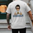 Bob's Burgers Gene Dad Portrait Men's Back Print T-Shirt