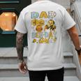 Dad Of The Bee-Day Girl Bee Birthday Party Men's Back Print T-Shirt