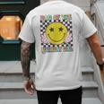 Dad Of The Birthday Girl Retro Family Matching Party Bday Men's Back Print T-Shirt
