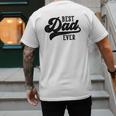 Dad From Kids Best Dad Ever Father's Day Men's Back Print T-Shirt