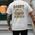Daddy Of The Wild One 1St Birthday Boy Safari Jungle Men's Back Print T-Shirt