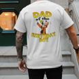Disney Mickey & Friends Goofy Dad Of The Birthday Boy Men's Back Print T-Shirt
