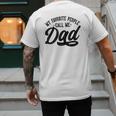 My Favorite People Call Me Dad Father's Day Men's Back Print T-Shirt