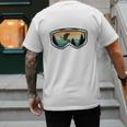 My Favorite Ski Buddies Call Me Dad For Ski Dad Men's Back Print T-Shirt