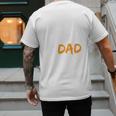 Gymnastics Dad For Gymnastic Father Parents Men's Back Print T-Shirt