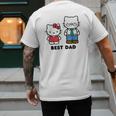Hello Kitty Best Dad Fathers Day Small Men's Back Print T-Shirt