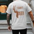 Hunting Sorry Deer Season Hunter Dad Father Day Men's Back Print T-Shirt