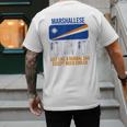 Marshallese Dad Marshall Islands Flag For Father's Day Men's Back Print T-Shirt
