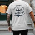 My Retirement Plan Is Fishing Fishermen Dad Grandpa Men's Back Print T-Shirt