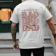 Rodeo Dad Pink Boots Coquette Cow-Girl Birthday Party Men's Back Print T-Shirt