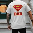 Superman Super Dad Men's Back Print T-Shirt Superman Super Dad Men's Back Print T-Shirt