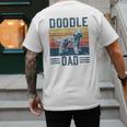 Vintage Doodle Dad Aussie Doodle & Goldendoodle Men's Back Print T-Shirt Vintage Doodle Dad Aussie Doodle & Goldendoodle Men's Back Print T-Shirt
