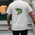 Youth Boy My Lucky Fishing-Shirt Bass Fish Dad Men's Back Print T-Shirt