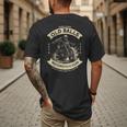 50th Birthday Vintage Motorcycle For Biker Dad Men's Back Print T-Shirt