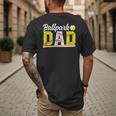 Ballpark Dad Baseball Softball Dad Of Ballers Men's Back Print T-Shirt