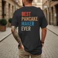 Best Pancake Maker Ever Baking For Baker Dad Or Mom Men's Back Print T-Shirt