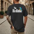 The Bird Father Bird Watching Meme Birder Dad Men's Back Print T-Shirt