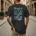 Blessed To Be Called Dad Grandpa And a Great Grandpa Men's Back Print T-Shirt