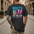 Boots Or Bows Dad Loves You Gender Reveal Party Men's Back Print T-Shirt