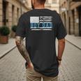 Boy Dad Proud Dad Of Boy Father Of Boy Shirt For Dad US Flag Men's Back Print T-Shirt