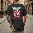 Cheer Dad Cheerleading Fathers Day Men's Back Print T-Shirt
