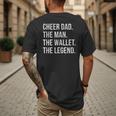 Cheer Dad Cheerleading Men's Back Print T-Shirt