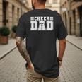 Cheer Dad Cheer Leading Cheer Leading Men Dad Fathers Day Men's Back Print T-Shirt