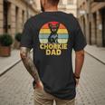 Chorkie Dad Retro Sunset Chihuahua Yorkie Mix Lover Men's Back Print T-Shirt