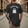 The Coolest Dad Cool Penguin By Dangerous Dad Men's Back Print T-Shirt