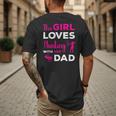 Cute Girls Hunting Dad Daughter Hunting Buddy Hunter Men's Back Print T-Shirt Cute Girls Hunting Dad Daughter Hunting Buddy Hunter Men's Back Print T-Shirt