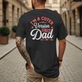 Cuter Version Of Dad Cute Kid Boy Girl Proud New Dad Men's Back Print T-Shirt
