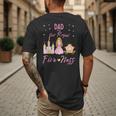 Dad 5th Birthday Her Royal Fiveness Princess Matching Men's Back Print T-Shirt