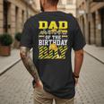 Dad Of The Birthday Boy Construction Truck Men's Back Print T-Shirt