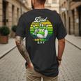 Dad Of The Birthday Boy Matching Family Bowling Birthday Men's Back Print T-Shirt