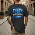Dad Of The Birthday Boy Matching Family Father Men's Back Print T-Shirt