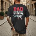 Dad Of The Birthday Boy Shirt Soccer Party Family Daddy Men's Back Print T-Shirt Dad Of The Birthday Boy Shirt Soccer Party Family Daddy Men's Back Print T-Shirt